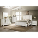  Coaster Furniture Sandy Beach 201301KEN 63-inch Eastern King Wood Panel Bed - Cream White IMAGE 7