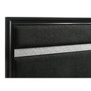  Coaster Furniture Miranda 206360Q 54-inch Upholstered Queen Panel Bed - Black IMAGE 6