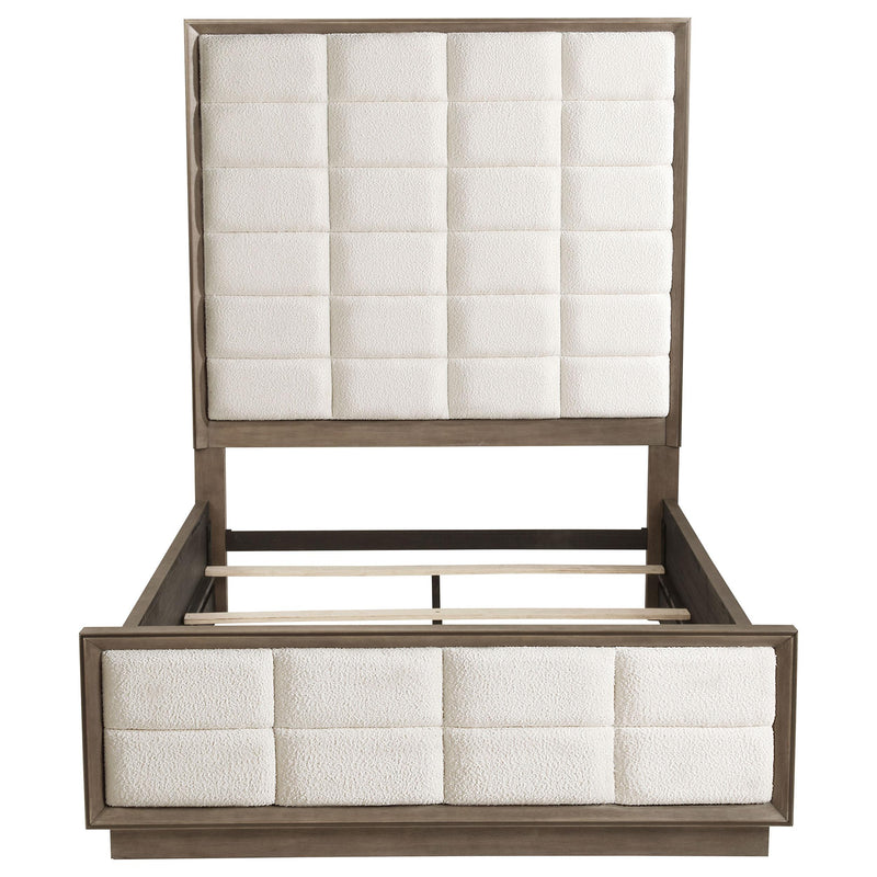  Coaster Furniture Coaster Furniture Durango 223271Q 80-inch Queen Panel Bed - Taupe Oak IMAGE 4