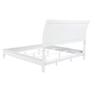  Coaster Furniture Bexhill 223471KE 56-inch Upholstered Eastern King Panel Bed - White IMAGE 4