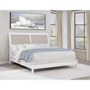  Coaster Furniture Bexhill 223471KE 56-inch Upholstered Eastern King Panel Bed - White IMAGE 6