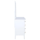  Coaster Furniture Bexhill 223473M 10-Drawer Dresser and Mirror - White IMAGE 8