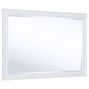  Coaster Furniture Bexhill 223474 Dresser Mirror - White IMAGE 1