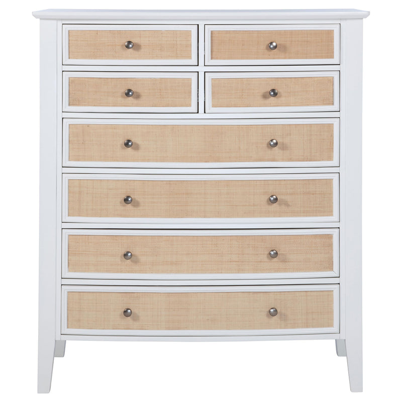  Coaster Furniture Bexhill 223475 8-Drawer Chest of Drawers - White IMAGE 2
