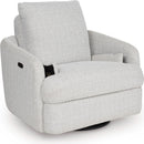 Signature Design by Ashley Alainmont Next-Gen Nuvella A3000739 Swivel Power Recliner IMAGE 4
