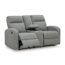 Signature Design by Ashley Gauntlet PC4220494 Double Reclining Loveseat with Console IMAGE 2