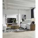 Signature Design by Ashley Rhines Falls PC4280499 Reclining Power Sofa with Drop Down Table IMAGE 14