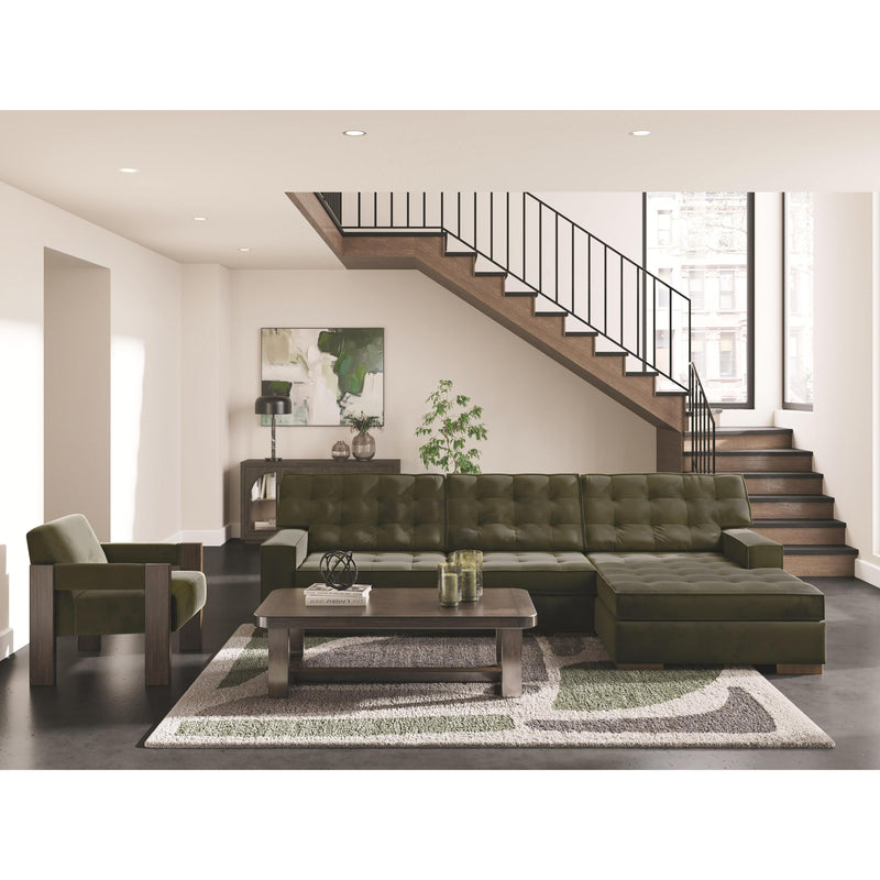 Signature Design by Ashley Caspian-Town PC61702S2 2 pc Sectional with Chaise IMAGE 2