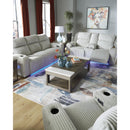 Signature Design by Ashley Forest Lake PC6420318 Power Reclining Loveseat with Console and Adjustable Headrest IMAGE 16