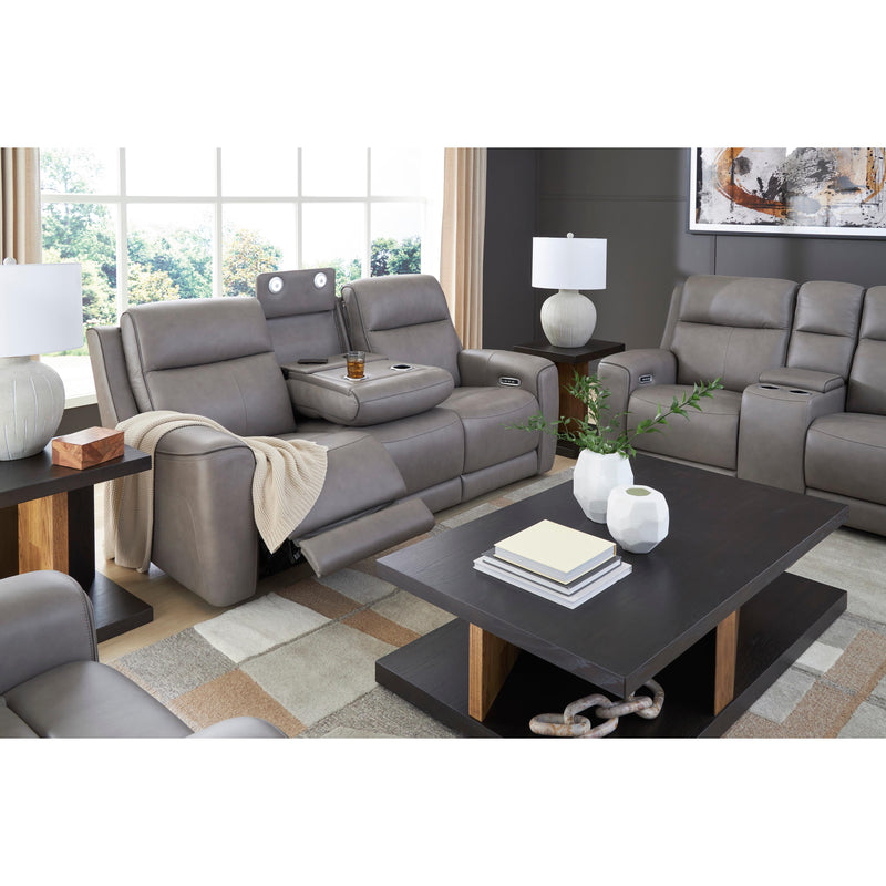 Signature Design by Ashley 5Z-Comfort PCU1090018 Power Reclining Loveseat with Console and Adjustable Headrest IMAGE 10