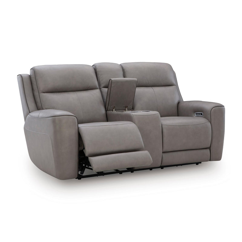 Signature Design by Ashley 5Z-Comfort PCU1090018 Power Reclining Loveseat with Console and Adjustable Headrest IMAGE 1