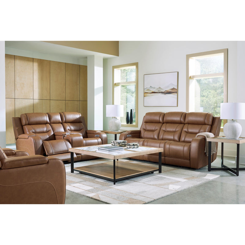 Signature Design by Ashley Knightington PCU1160018A Power Reclining Loveseat Audio Console IMAGE 15