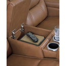 Signature Design by Ashley Knightington PCU1160018A Power Reclining Loveseat Audio Console IMAGE 7