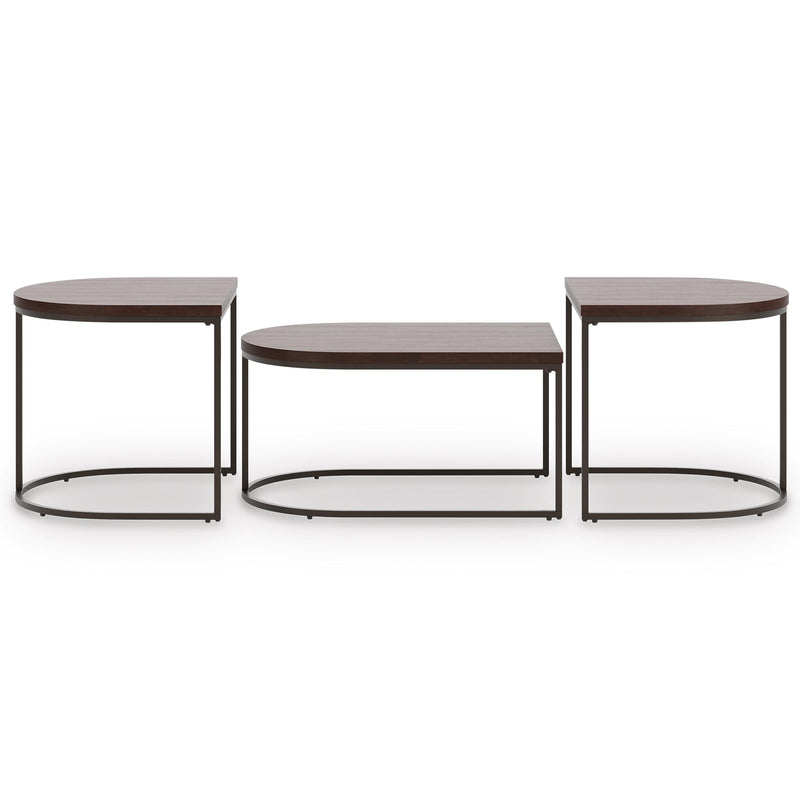  Signature Design by Ashley Vanmore T199-13 Occasional Table Set IMAGE 2