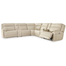  Signature Design by Ashley Double Deal U13001S9 7 pc Reclining Sectional with 2 Consoles IMAGE 1