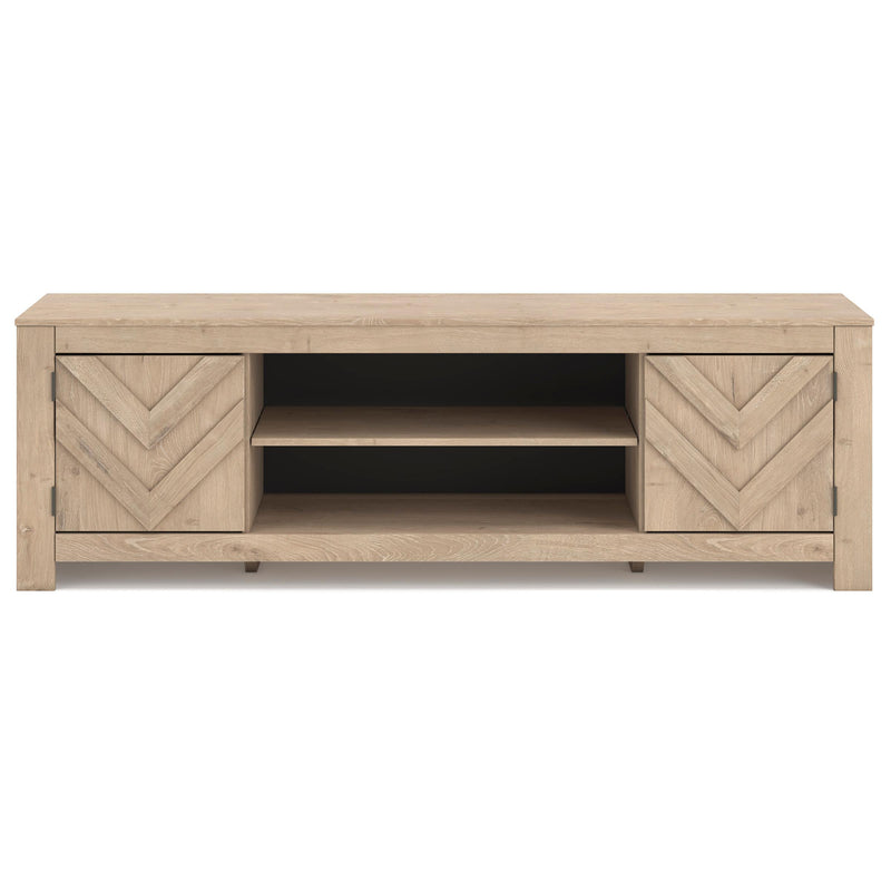 Signature Design by Ashley Cayboni W3787-68 LG TV Stand with Fireplace Option IMAGE 3