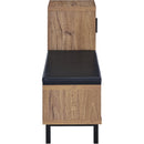 Coaster Furniture Teller 910311 1-door Entryway Shoe Storage Bench - Natural Oak IMAGE 6