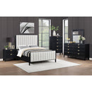  Coaster Furniture Brookmead 224710KE 60-inch Upholstered Eastern King Bed - Black IMAGE 5