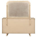  Coaster Furniture Kailani 225043M 9-Drawer Dresser and Mirror - Beige Oak IMAGE 6