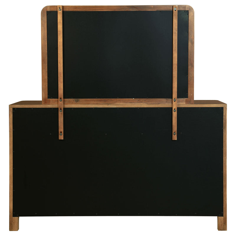 Coaster Furniture Maderia 223323M 8-Drawer Dresser and Mirror - Walnut IMAGE 6