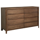  Coaster Furniture Maderia 223323 8-Drawer Dresser Cabinet - Walnut IMAGE 1