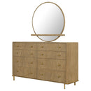  Coaster Furniture Arini 224303M 8-Drawer Dresser with Mirror - Sand Wash IMAGE 3