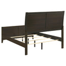  Coaster Furniture Wilkes 224421F 51-inch Upholstered Full Bed - Dark Cocoa IMAGE 4