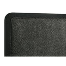  Coaster Furniture Cavelle 223661Q 51-inch Upholstered Queen Bed - Black IMAGE 6