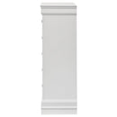  Coaster Furniture Louis Philippe 202445 5-Drawer Bedroom Chest - White IMAGE 4