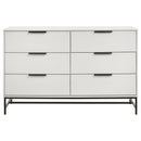  Coaster Furniture Sonora 224863 6-Drawer Bedroom Dresser - White IMAGE 2