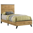  Coaster Furniture Kaywood 225001T 52-inch Twin Panel Bed - Natural Pine IMAGE 2
