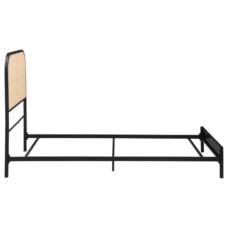  Coaster Furniture Amherst 360351T Radio Weave Rattan Metal Full Bed - Black IMAGE 7