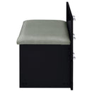  Coaster Furniture Danbury 930209 3-Drawer Makeup Vanity & Stool - Set Black High Gloss IMAGE 12