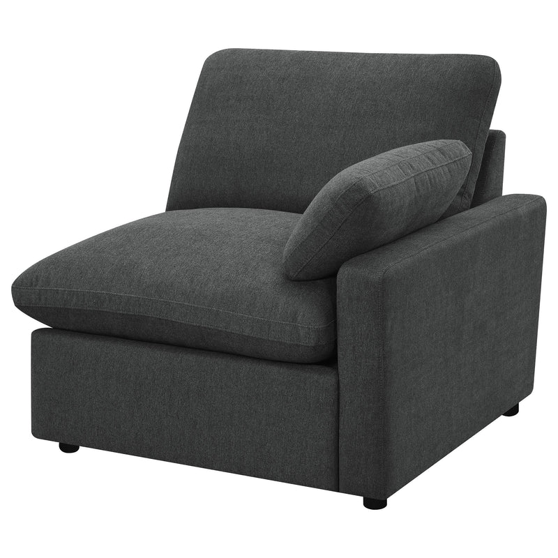  Coaster Furniture Collins 609531P Modular Power Sofa - Dark Grey IMAGE 6