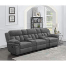  Coaster Furniture Bahrain 609541T 5-piece Upholstered Home Theater Seating - Charcoal IMAGE 12