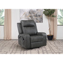  Coaster Furniture Raelynn 603194P Upholstered Power Lift Recliner Chair - Grey IMAGE 5