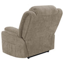  Coaster Furniture Houston 602274P Upholstered Power Lift Recliner Chair - Camel IMAGE 7
