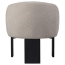  Coaster Furniture Valdez 903165 Boucle Upholstered Barrel Back Accent Chair - Beige IMAGE 6