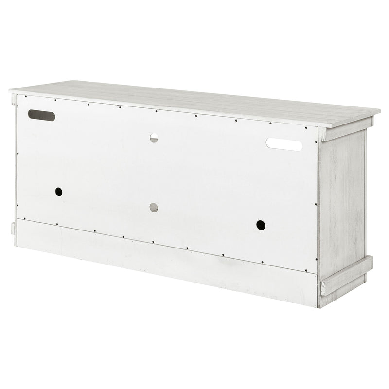Coaster Furniture Payne 710052 60-inch TV Stand Media Console - Distressed White IMAGE 8