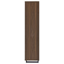  Coaster Furniture Maddox 801863 71-inch 3-shelf Cabinet Bookcase - Walnut IMAGE 5
