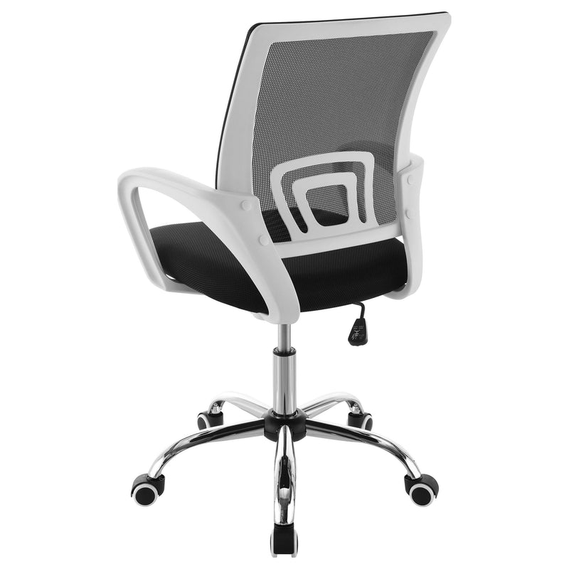 Coaster Furniture Felton 802014 Upholstered Adjustable Home Office Desk Chair - Black IMAGE 5