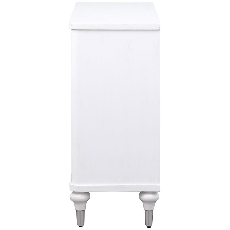  Coaster Furniture Cardella 950411 2-door Mandala Accent Cabinet - Distressed White IMAGE 5