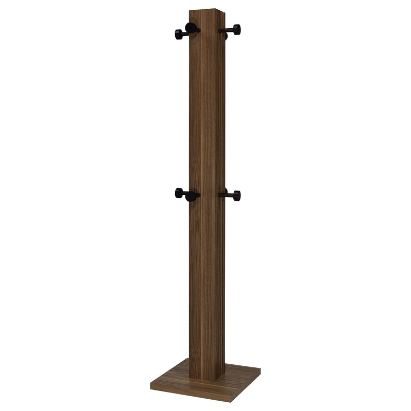 Coaster Furniture Rikkie 983281 Engineered Wood Coat Rack - Walnut IMAGE 3