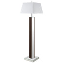  Coaster Furniture Elena 920178 67-inch Square Tapered Mirrored Floor Lamp - Brown IMAGE 4