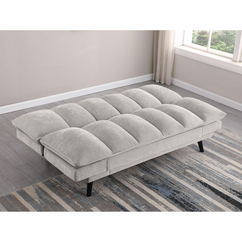  Coaster Furniture Laredo 360017 Upholstered Tufted Convertible Sofa Bed - Light Grey IMAGE 12