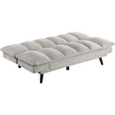  Coaster Furniture Laredo 360017 Upholstered Tufted Convertible Sofa Bed - Light Grey IMAGE 3
