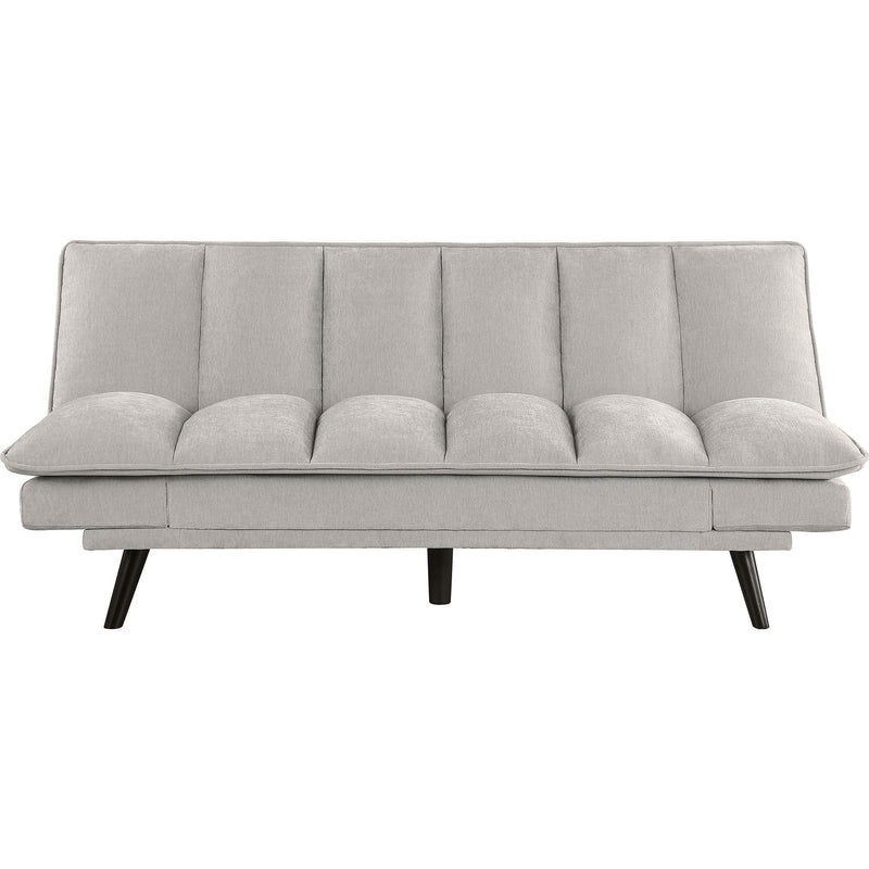  Coaster Furniture Laredo 360017 Upholstered Tufted Convertible Sofa Bed - Light Grey IMAGE 4