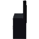  Coaster Furniture Flora 930219 2-drawer Vanity Set with LED Mirror - Black High Gloss IMAGE 10