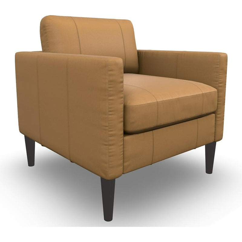  Best Home Furnishings Trafton C10ELU Stationary Chair - Butterscotch/Espresso IMAGE 1