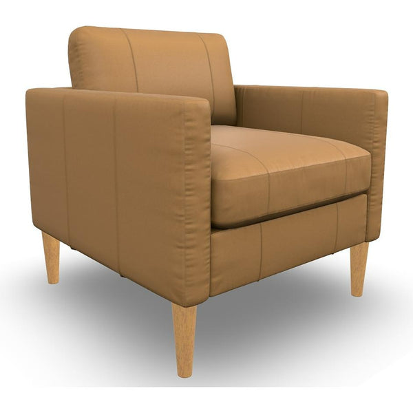  Best Home Furnishings Trafton C10HBLU Stationary Chair - Butterscotch/Honey Birch IMAGE 1